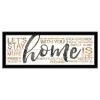 "Home" by Marla Rae, Ready to Hang Framed Print, Black Frame