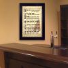 "Man Up" by Millwork Engineering, Ready to Hang Framed Print, Black Frame