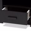Bienna Modern and Contemporary Finished 1 Drawer Nightstand Dark Brown